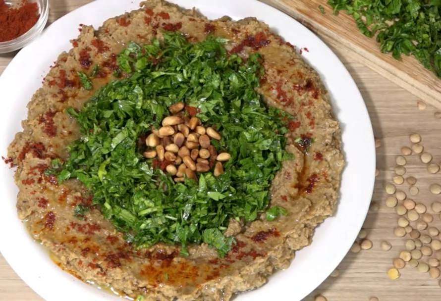 ממרח עדשים ירוקות